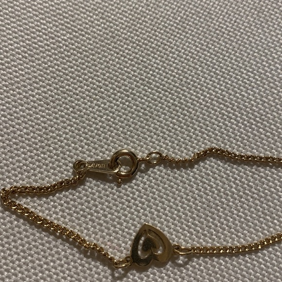 Vintage Avon anklet with heart design - Picture 5 of 5